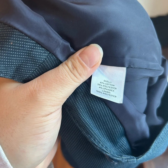 HALOGEN NAVY BLUE PENCIL SKIRT - Picture 4 of 5